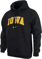 Nike Men's Iowa Hawkeyes Black Tackle Twill Pullover Hoodie