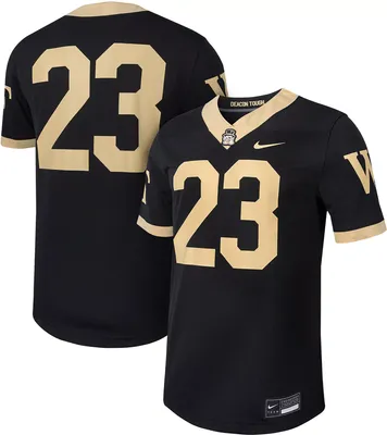 Nike Men's Wake Forest Demon Deacons #23 Black Replica Home Football Jersey