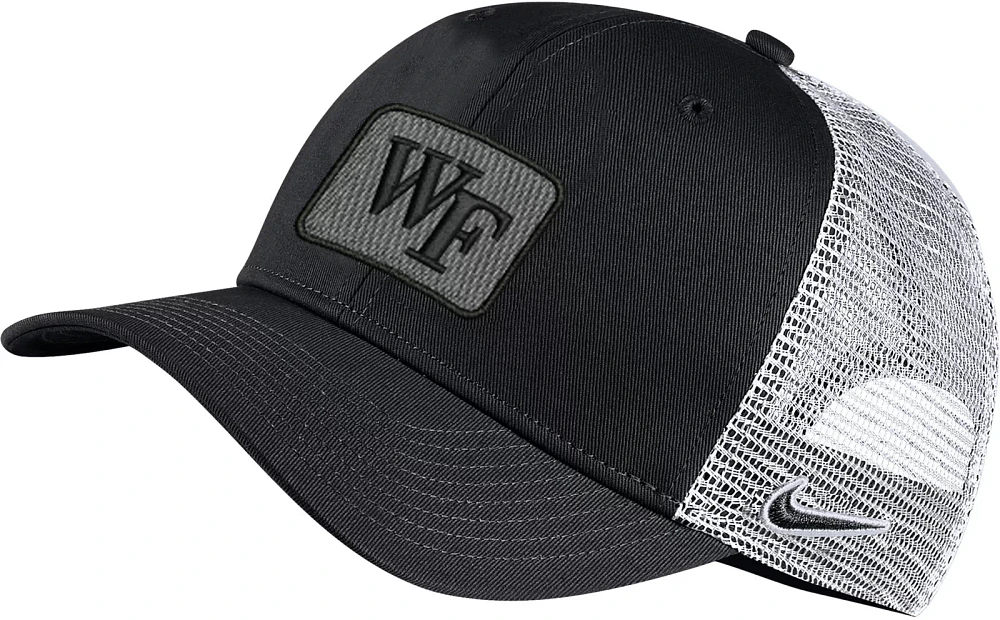 Nike Men's Wake Forest Demon Deacons Black Classic99 Trucker Hat