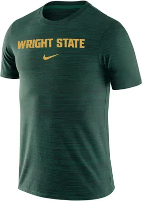 Nike Men's Wright State Raiders Green Dri-FIT Velocity Football Team Issue T-Shirt