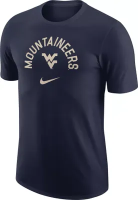 Nike Men's West Virginia Mountaineers Blue University Arch Logo T-Shirt