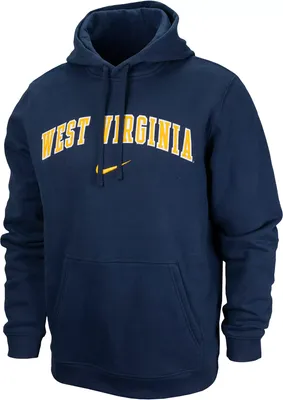 Nike Men's West Virginia Mountaineers Blue Tackle Twill Pullover Hoodie