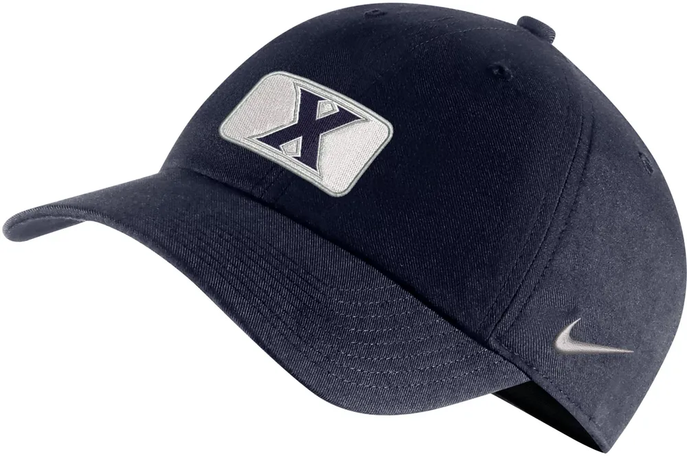 Nike Men's Xavier Musketeers Blue Heritage86 Logo Adjustable Hat