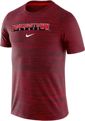 Nike Men's Youngstown State Penguins Red Dri-FIT Velocity Football Team Issue T-Shirt