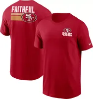 Nike Men's San Francisco 49ers Blitz Back Slogan Red T-Shirt