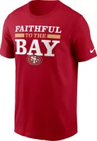 Nike Men's San Francisco 49ers 'Faithful Bay' Red T-Shirt