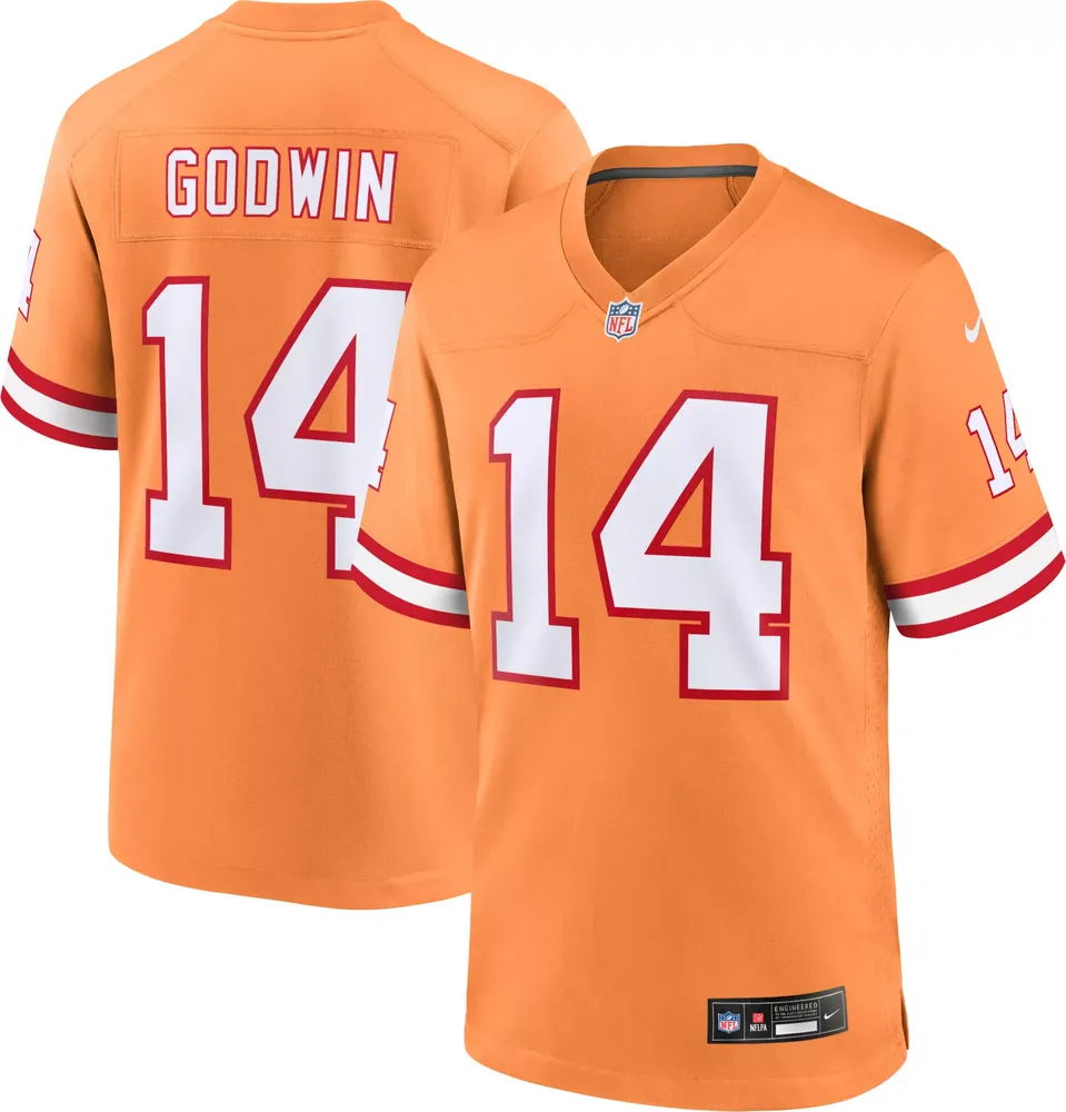 Nike Men's Tampa Bay Buccaneers Chris Godwin #14 Alternate Orange Game Jersey