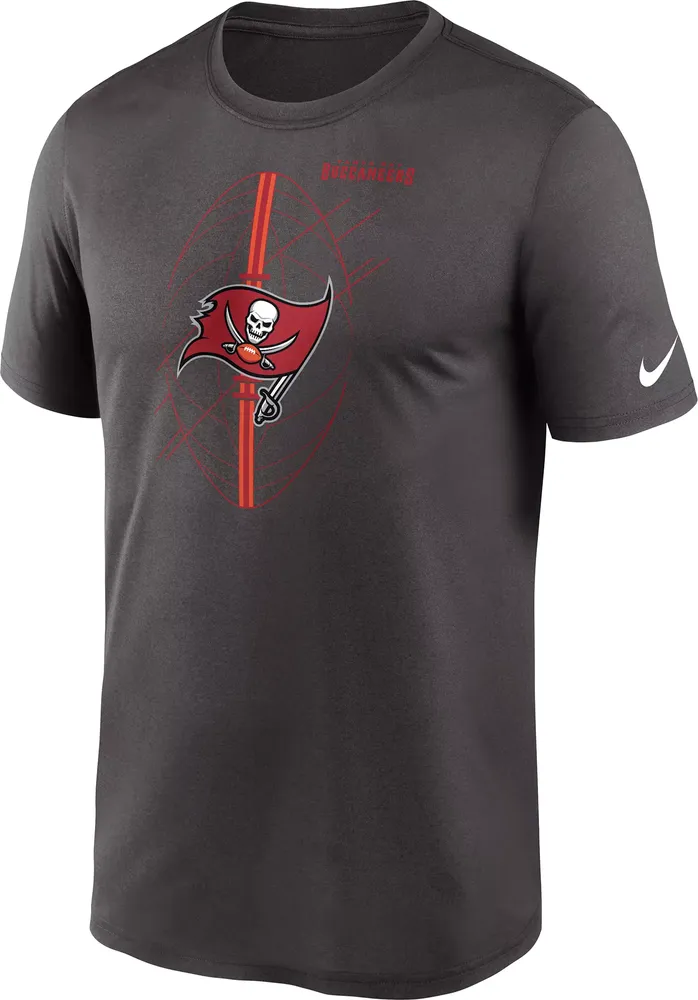 Nike Men's Tampa Bay Buccaneers Legend Icon Pewter T-Shirt