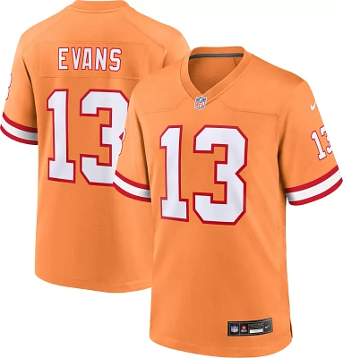 Nike Men's Tampa Bay Buccaneers Mike Evans #13 Alternate Orange Game Jersey