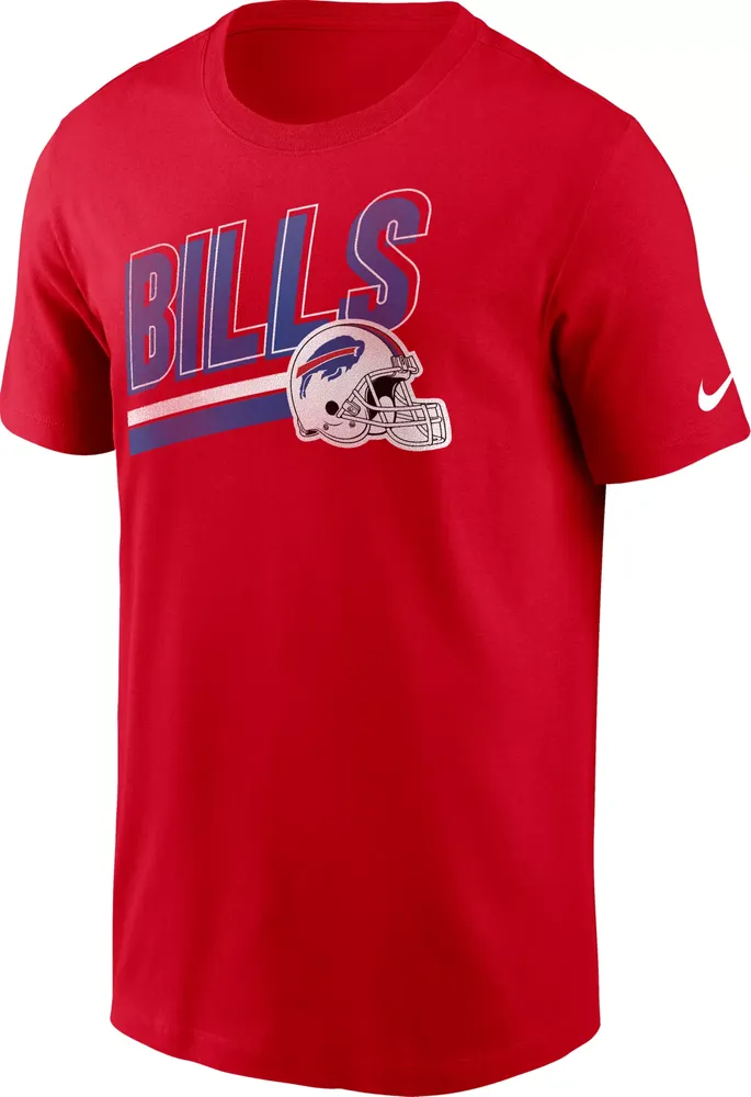 Nike Men's Buffalo Bills Blitz Helmet Red T-Shirt