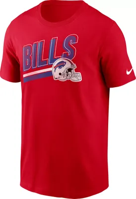 Nike Men's Buffalo Bills Blitz Helmet Red T-Shirt