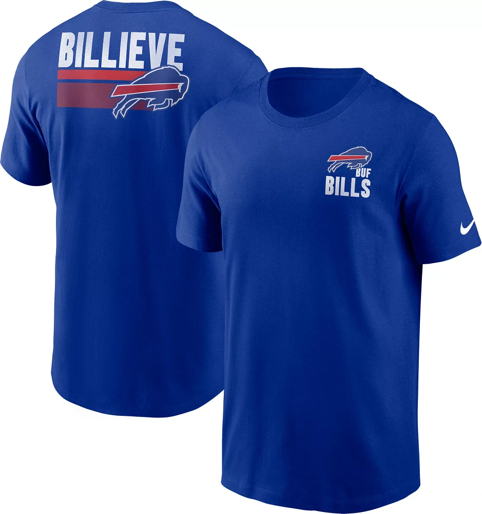 Nike Men's Buffalo Bills Blitz Back Slogan Royal T-Shirt