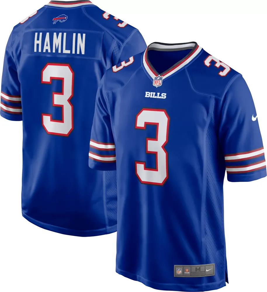 Nike Men's Buffalo Bills Damar Hamlin #3 Royal Game Jersey