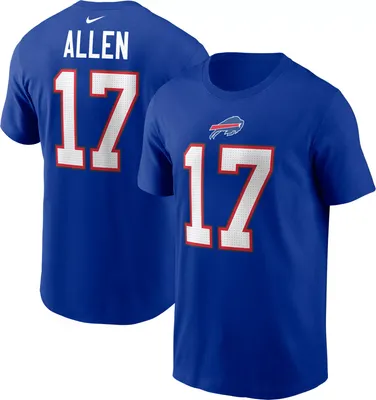 Nike Men's Buffalo Bills Josh Allen #17 Royal T-Shirt