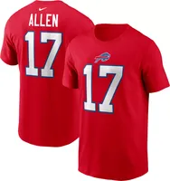 Nike Men's Buffalo Bills Josh Allen #17 Red T-Shirt