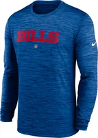 Nike Men's Buffalo Bills Sideline Velocity Royal Long Sleeve T-Shirt