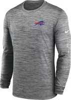 Nike Men's Buffalo Bills Sideline Alt Anthracite Velocity Long Sleeve T-Shirt