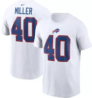 Nike Men's Buffalo Bills Von Miller #40 White T-Shirt