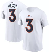 Nike Men's Denver Broncos Russell Wilson #3 White T-Shirt