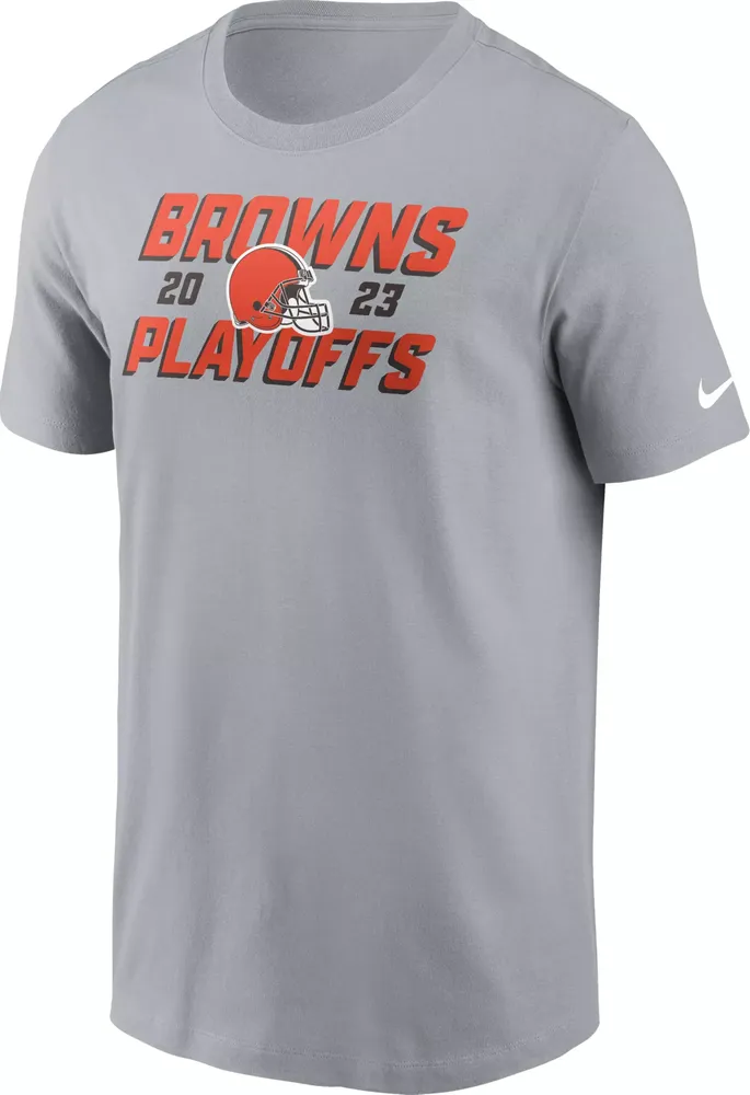 Nike Men's Cleveland Browns 2023 Playoffs Iconic T-Shirt