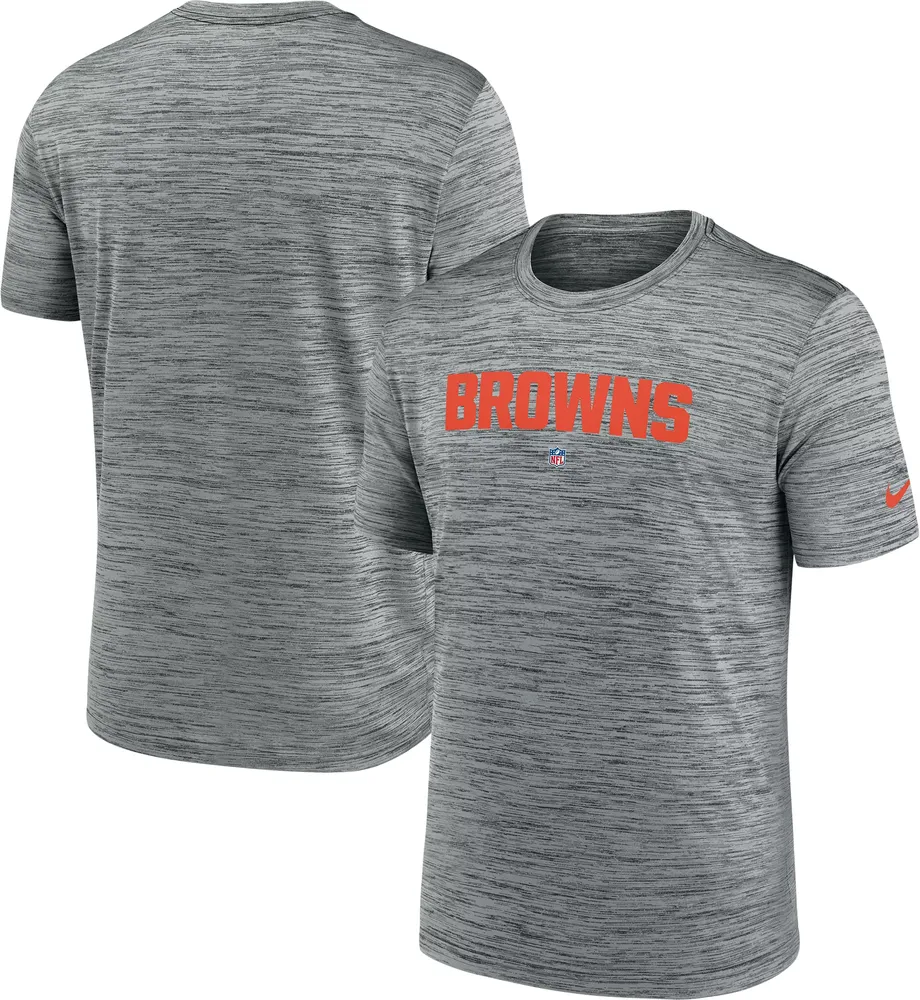 Nike Men's Cleveland Browns Sideline Velocity Grey T-Shirt