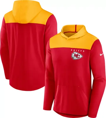 Nike Men's Kansas City Chiefs Alternate Red Hooded Long Sleeve T-Shirt