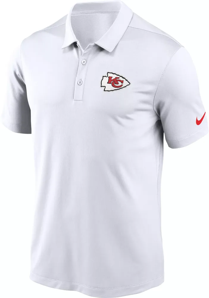 Nike Men's Kansas City Chiefs Pacer White Polo