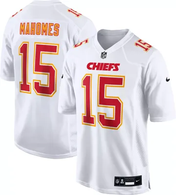 Nike Men's Kansas City Chiefs Patrick Mahomes #15 White Game Jersey