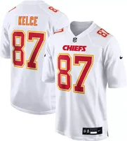 Nike Men's Kansas City Chiefs Travis Kelce #87 White Game Jersey