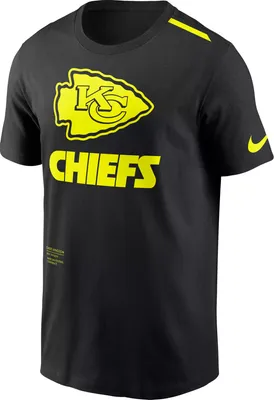 Nike Men's Kansas City Chiefs 2023 Volt Black T-Shirt