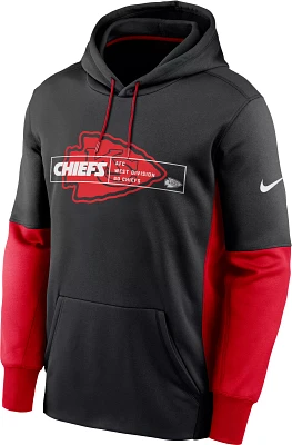 Nike Men's Kansas City Chiefs Overlap Black Pullover Hoodie