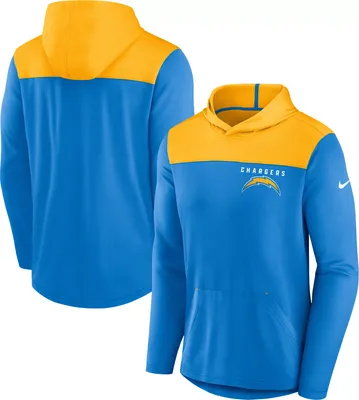 Nike Men's Los Angeles Chargers Alternate Blue Hooded Long Sleeve T-Shirt