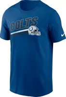 Nike Men's Indianapolis Colts Blitz Helmet Blue T-Shirt