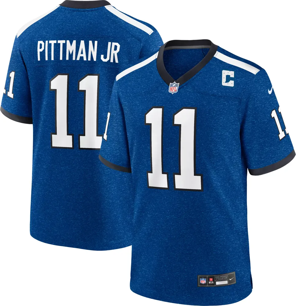 Nike Men's Indianapolis Colts Michael Pittman #11 Alternate Blue Game Jersey