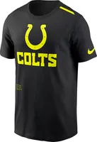 Nike Men's Indianapolis Colts 2023 Volt Black T-Shirt