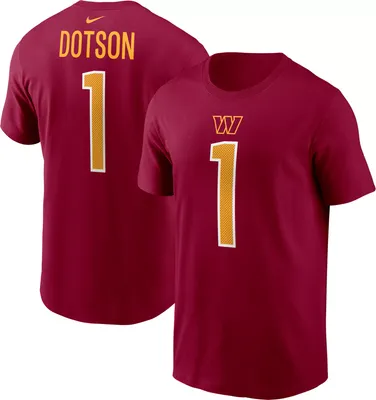 Nike Men's Washington Commanders Jahan Dotson #1 Red T-Shirt