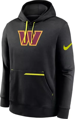 Nike Men's Washington Commanders 2023 Volt Black Pullover Hoodie