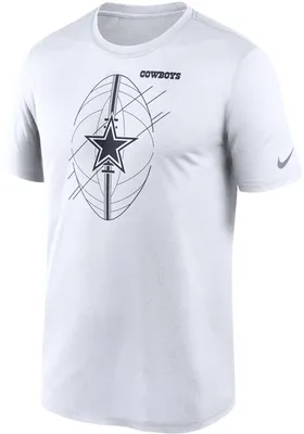 Nike Men's Dallas Cowboys Icon Legend White T-Shirt
