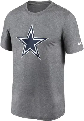 Nike Men's Dallas Cowboys Legend Logo Grey T-Shirt