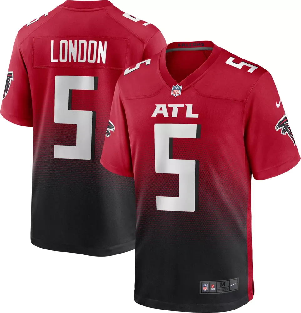 Nike Men's Atlanta Falcons Drake London #5 Alternate Red Game Jersey