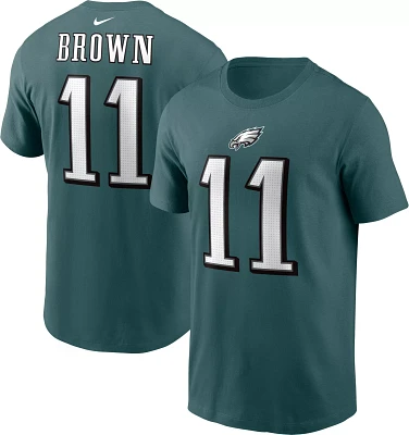 Nike Men's Philadelphia Eagles A.J. Brown #11 Green T-Shirt