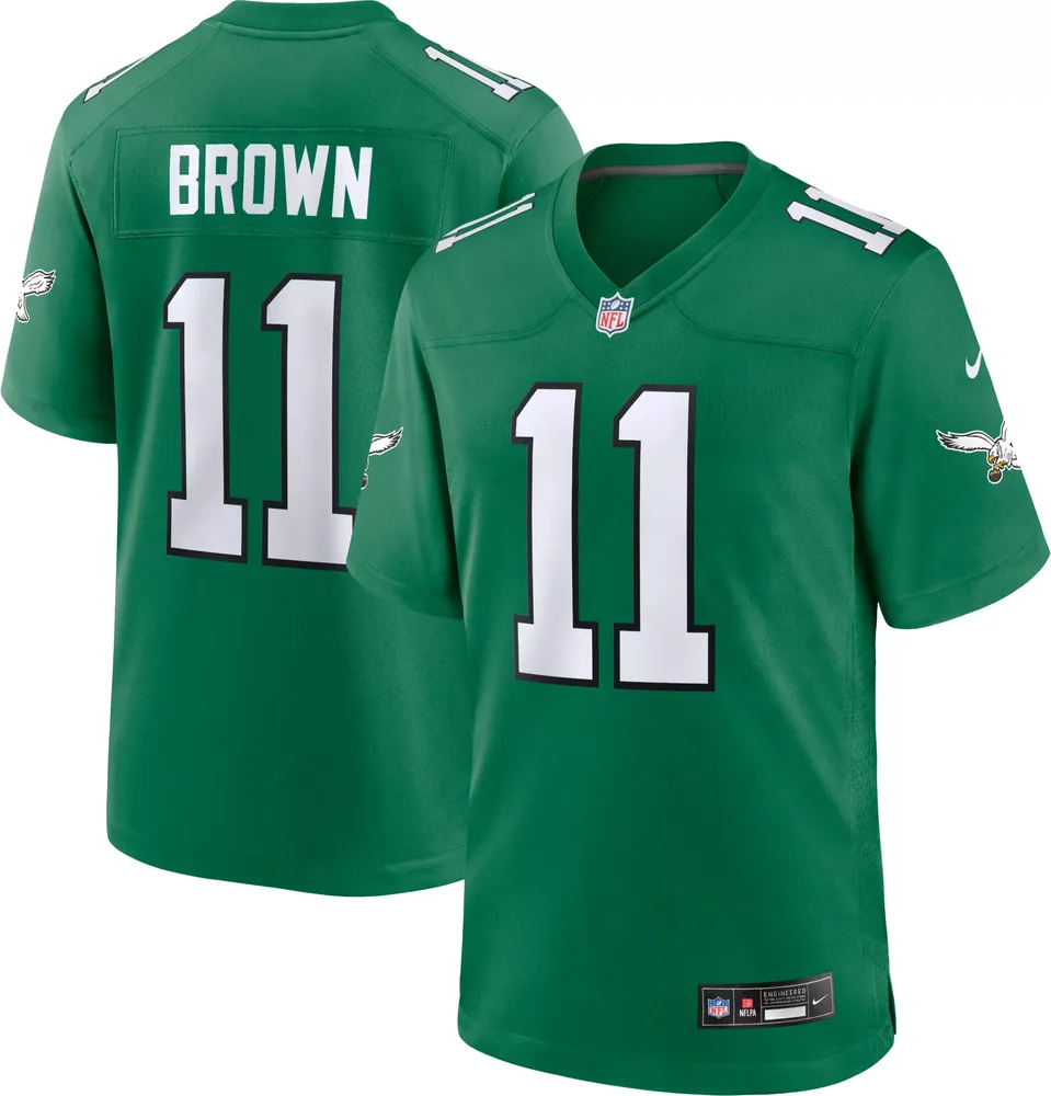 Men's Nike Kelly Green Philadelphia Eagles Alternate Custom Game Jersey