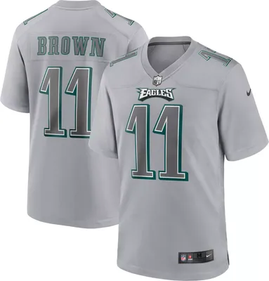 Nike Men's Philadelphia Eagles A.J. Brown #11 Atmosphere Grey Game Jersey