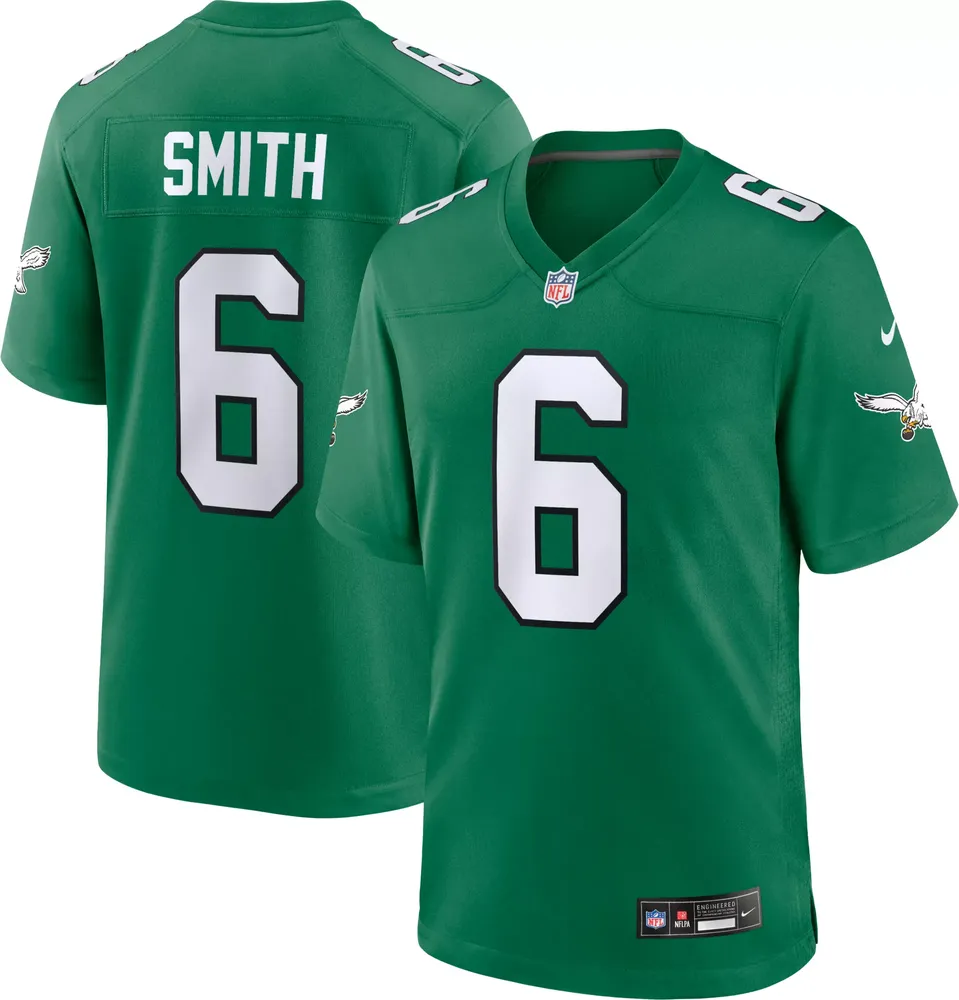 Nike Men's Philadelphia Eagles DeVonta Smith #6 Alternate Kelly Green Game Jersey