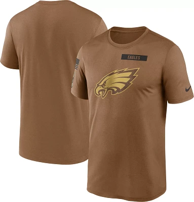 Nike Men's Philadelphia Eagles 2023 Salute to Service Brown Legend T-Shirt