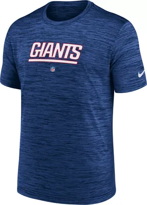Nike Men's New York Giants Sideline Velocity Royal T-Shirt