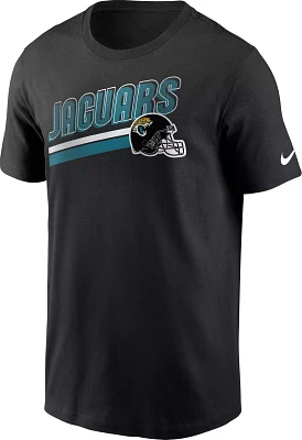 Nike Men's Jacksonville Jaguars Blitz Helmet Black T-Shirt