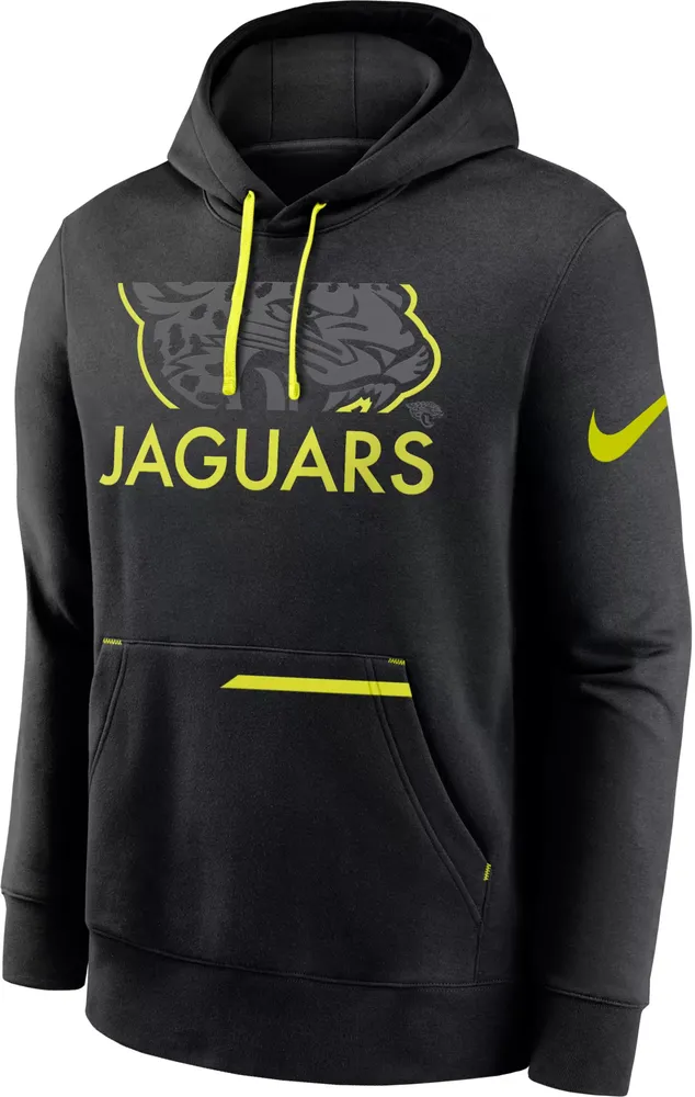 Nike Men's Jacksonville Jaguars 2023 Volt Black Pullover Hoodie