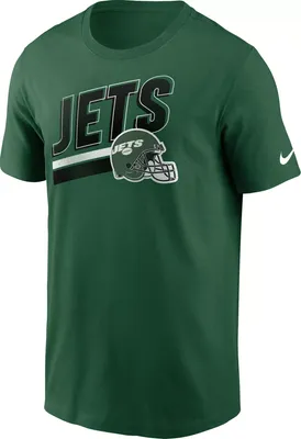 Nike Men's New York Jets Blitz Helmet Green T-Shirt