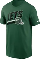 Nike Men's New York Jets Blitz Helmet Green T-Shirt